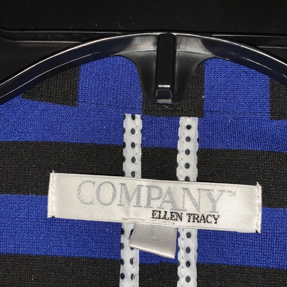 COPY - Blue and Black Striped Blazer - Picture 3 of 8